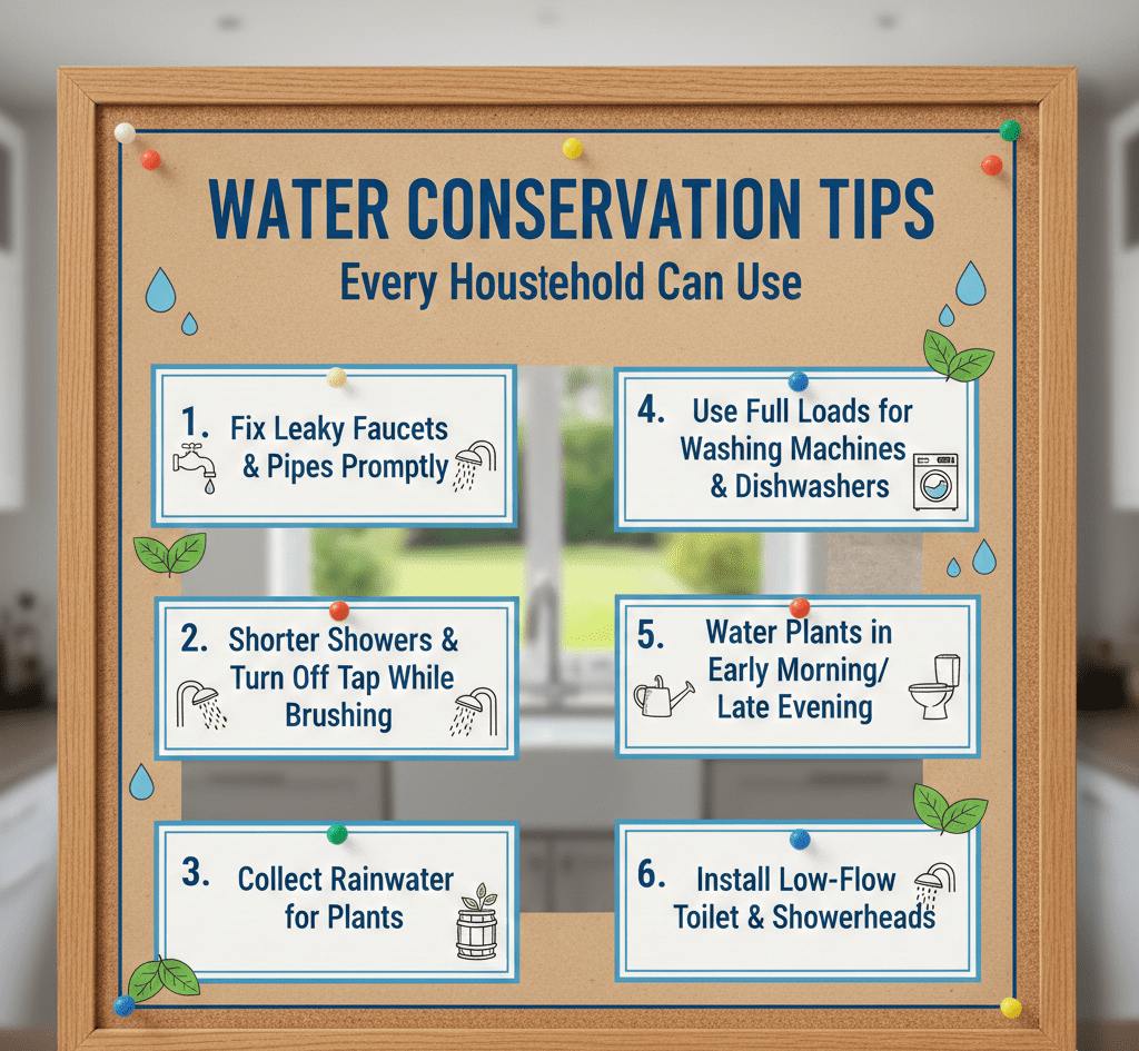 Water Conservation Tips Every Household Can Use